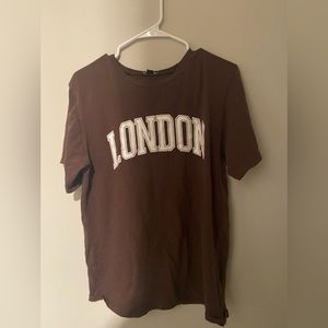 FashionNova| Brown| London| Shirt|